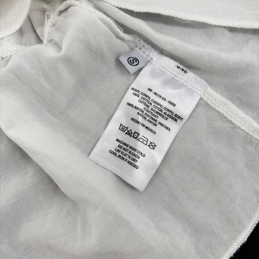 Anthropologie t.la Tank Top Small White Tiered Ruffle Boho Sleeveless Clean Girl - Picture 7 of 10